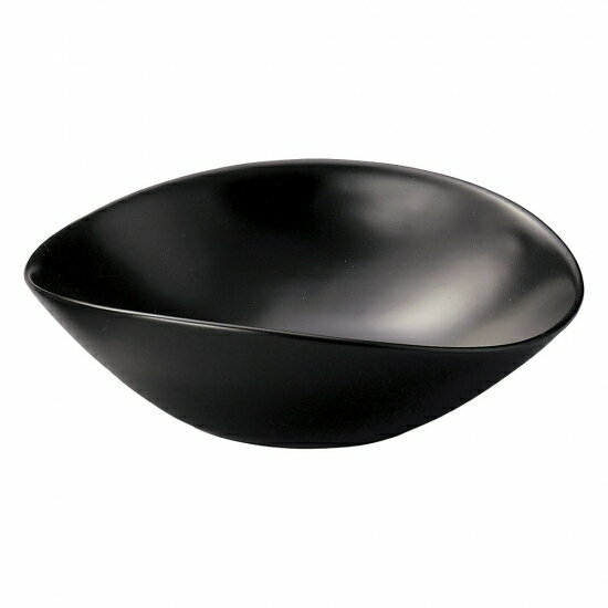ブランシェ 黒楕円鉢L 黒い器 洋食