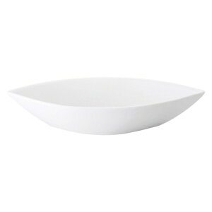 カヌーボール L 白い器 洋食器 楕円・変形ボール（LL） 業務用 約41.5cm 洋食 サラダ