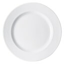 アローネ 白磁 21cmプレート 白い器 洋食器 丸型プレート(M) 業務用 約20.8cm 丸皿 中皿 洋食 白いお皿 デザート皿 ライス皿 モダン カフェ イタリアン ホテル おしゃれ 洋皿 モダン シンプル