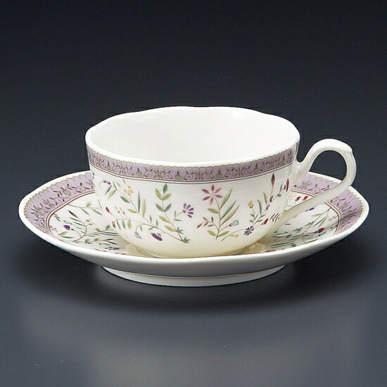 小花NB紅茶碗皿 洋食器 カップ&ソーサー 紅茶 業務用 洋風 ティーカップ フレンチレストラン ケーキ屋 パン屋 ファミリーレストラン