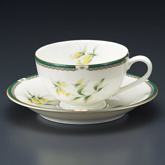 NBハーブ紅茶碗皿 洋食器 カップ＆ソーサー 紅茶 業務用 洋風 高級感 おしゃれ 花柄 ケーキ屋 イタリア..