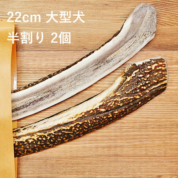 【 22cm 大型犬用 】【半割り】【2個