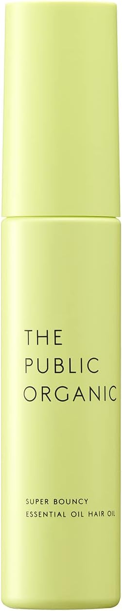 Rakuten - THE PUBLIC ORGANIC ザ パブリック オーガニック スーパーバウンシー ヘアオイル ディープモイスト 60mL スタイリング アロマ 精油 ツヤ 保湿 ヘアケア 日本製