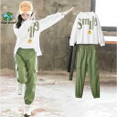 ジャージ 子供服 長袖 パーカー セットアップ キッズ カジュアル 女の子 パンツセット スウェット スポーツウェア 春新作