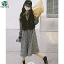 コーデセット レディース ワンピース ミモレ丈 セットアップ ワンピース レディース 長袖 ショート丈 ベスト ショート 大きいサイズ 春 秋 襟付きワンピース