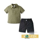 子供服 セットアップ 春夏 男の子 子供ジャージ キッズ 韓国子供服 ジュニア 上下セット 半袖 Tシャツ ショートパンツ ベビー服 男児 おしゃれ 通学着 通園着(4)
