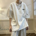 【スーパーセール限定】Tシャツ メンズ 大きいサイズ 半袖Tシャツ 吸汗速乾 ビッグシルエット tシャツ オーバーサイズ 3D立体裁縫 ゆったり 夏服 薄手 涼しい 大きいサイズ スポーツ