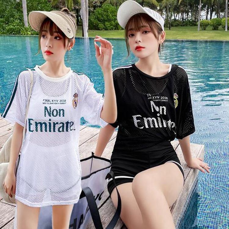 体型カバー 水着 レディース 中学生 高校生 10代 スポーティー 3点セット 学生 少女 小胸にもぴったり 夏 海水浴 潜水 韓国風 可愛い 日焼け防止