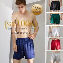 メンズ ルームパンツ シルク ショットパンツ 下着 パンツ シルク100% 19匁 保湿 ルームウェア 寝間着 春夏 シルクウェア ナイトウェア 部屋着