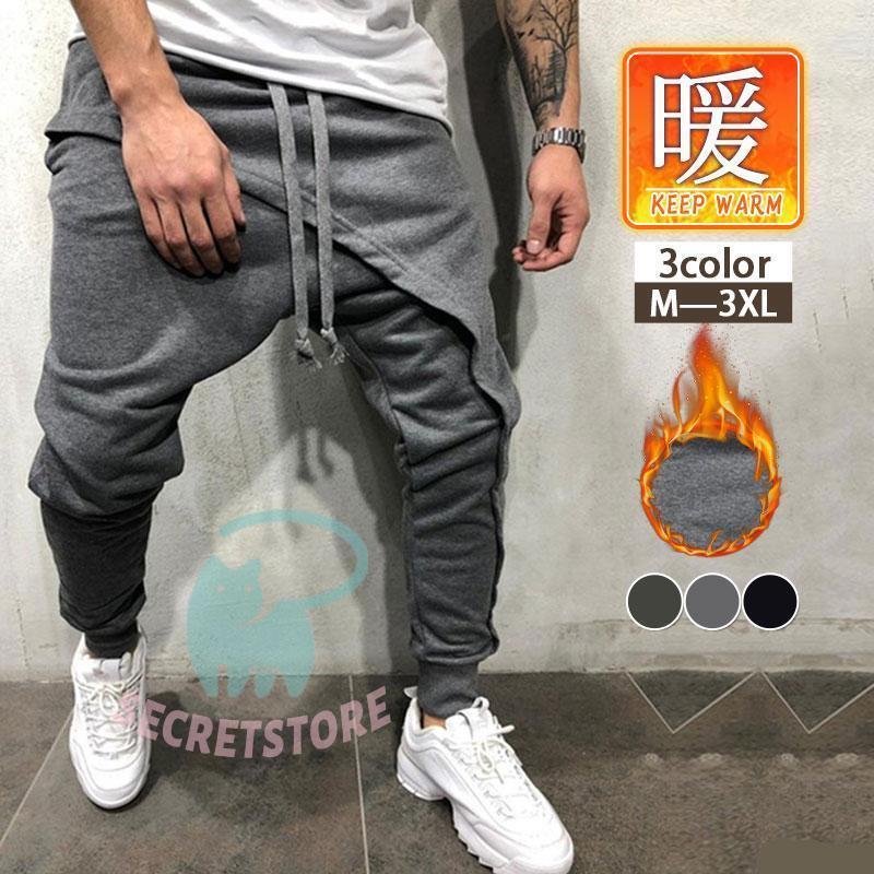 サルエルパンツ メンズ イージーパンツ カジュアルパンツ ジョーカーパンツ スリム スウェットパンツ 運動着 大きいサイズ 秋冬 スポーツ(4)