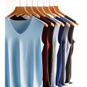 タンクトップ メンズ インナー Vネック 接触冷感 夏 ノースリーブ Tシャツ 肌着 通気 シームレス 吸汗速乾 抗菌防臭