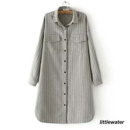 長袖シャツ ロングシャツ シャツブラウス シャツワンピース ストライプシャツ レディース 長袖 ストライプ柄 前開き 羽織り シンプル カジュアル 長袖シャツ ロングシャツ シャツブラウス シャツワンピース ストライプシャツ レディース 長袖 ストライプ柄 前開き 羽織り シンプル カジュアル