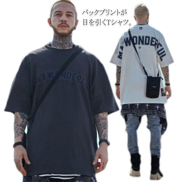 メンズ半袖Tシャツ薄手プリントTシ...