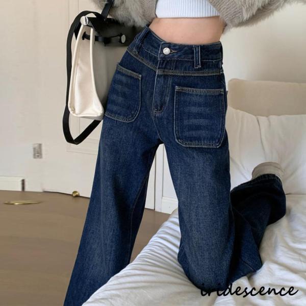 デニムストレートパンツジーンズ韓国