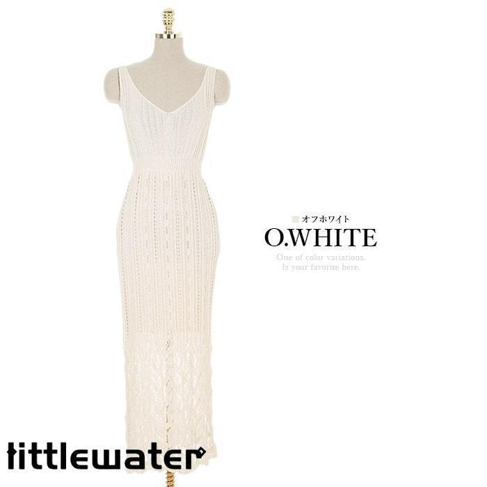 ワンピース レディース 夏 ロングワンピース 編み ノースリーブ 上品 キャミワンピース マキシ丈 ゆったり 春 Vネック ナチュラル 可愛い 韓国