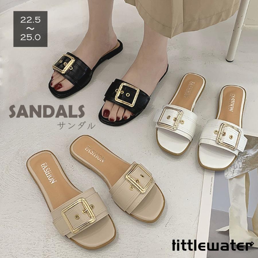 サンダル スリッパ レディース 夏 ぺたんこ