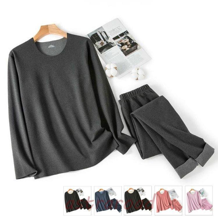 上下セット秋冬メンズインナー男性用...