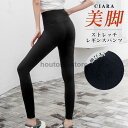 レギンス 着圧タイツ パンツ 美脚 美尻 レディース 無地 秋冬 ストレッチ スキニー あったか 伸縮 伸びる