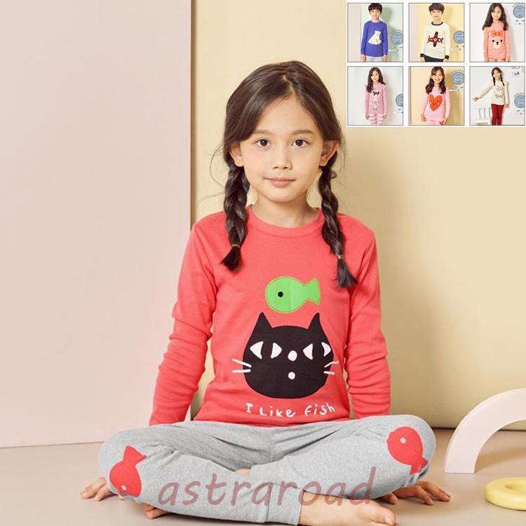 上下セット 秋冬　キッズインナー 子供用　アンダーシャツ　インナーウェア　肌着 アンダーウェア 長袖..