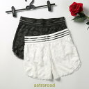 ペチパンツ ペチコート タップパンツ ショートパンツ レース インナー コスチューム レディース 女の子 女性 ホワイト ブラック 夏