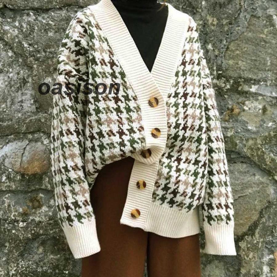 boohoo 新作 HOUNDSTOOTH 千鳥格子柄 ニットシャツ カーディガン 楽天市場】千鳥柄(カーディガン・ボレロ|トップス