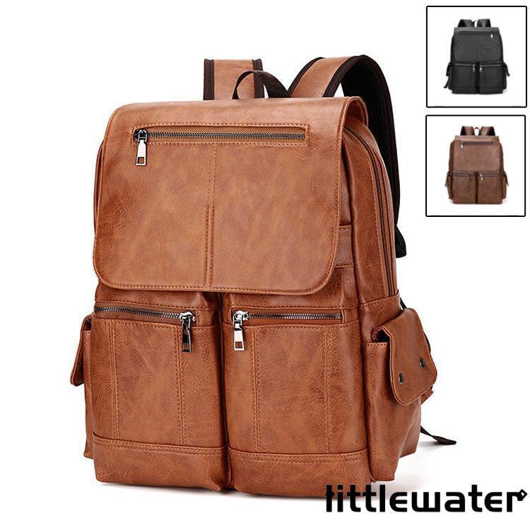 リュック メンズ リュックサック pu革 デイパック ビジネス バックパック レザー 通勤通学 旅行 出張 アウトドア 自転車鞄 カバン 男女兼用