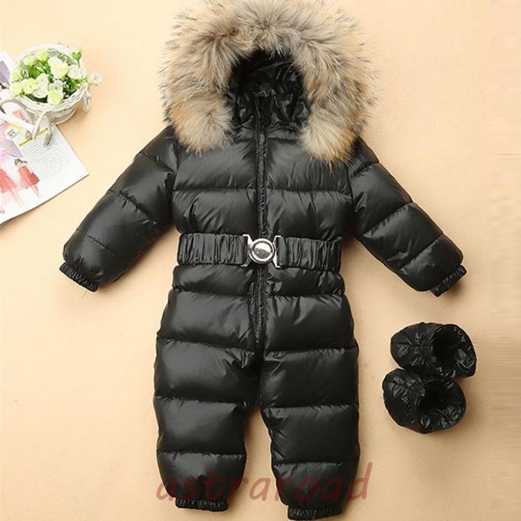 秋冬 ベビー ロンパース コート カバーオール ジャンプスーツ フード付き 防寒ジャケット 男の子 女の子 出産祝い ベビー服 本物の