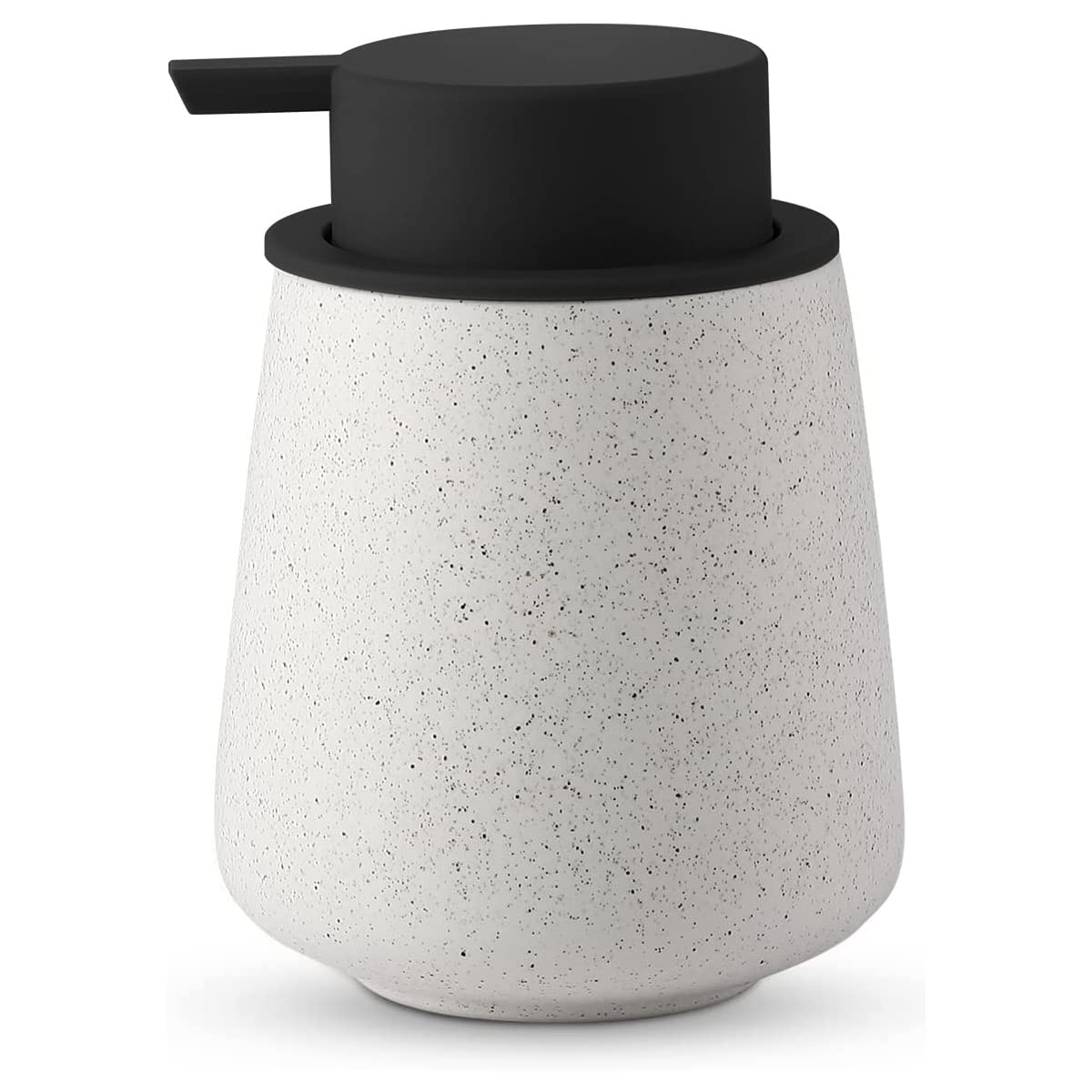 ソープディスペンサー 泡 泡タイプ 陶器 セラミック ハンドソープボトル 詰め替えボトル 広口 ポンプ式 押しタイプ 手動 北欧 洗面所 キッチン 台所 トイレ バスルーム お風呂場 ドロップ型