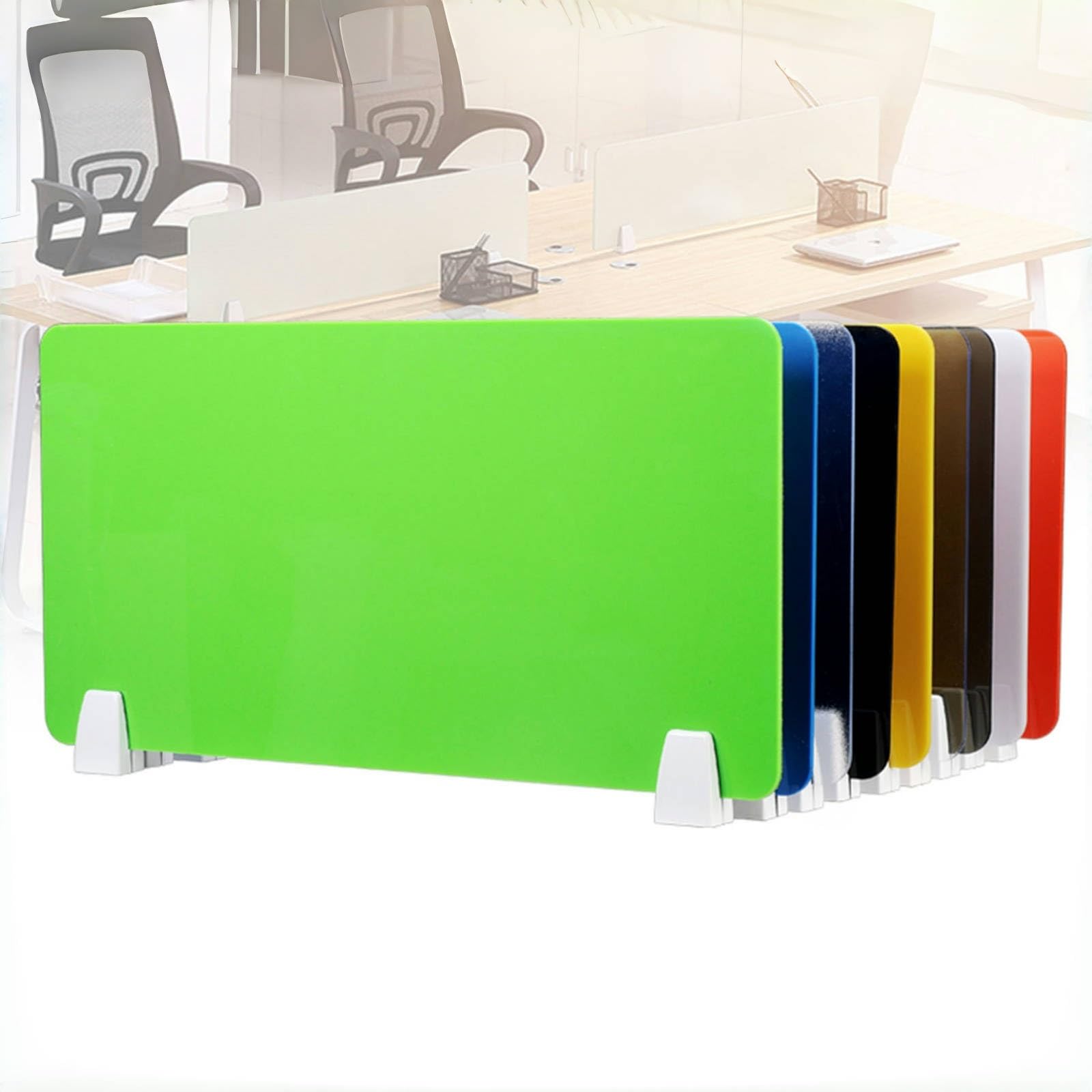 Tabletop Partitions アクリル 板 仕切りボード 長さ 40cm 60cm 80cm 100cm 120cm 衝立 目隠し 机上ボード パーテーションパネル 安全衛生対策 食事 オフィス 学校 病院 テーブルディバイダー 取り付けが