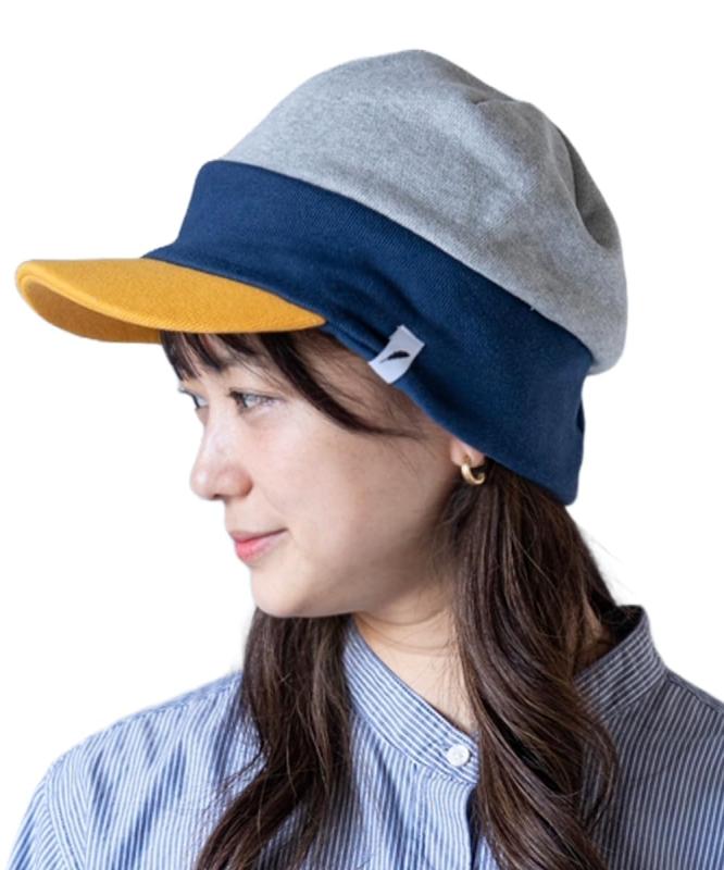 [ナコタ] スウェットワークキャスケット 帽子 キャップ 大きいサイズ メンズ レディース トリコロール ゆったり オールシーズン