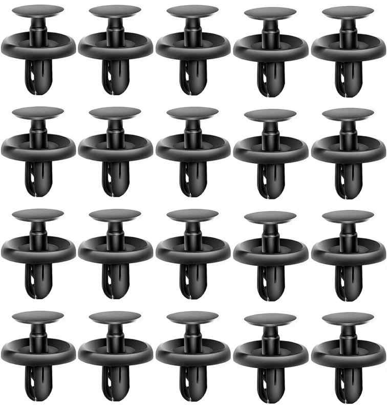 JUTOSU 20個 7mm穴径 トヨタ用 プッシュ エンジン アンダー カバー 保持クリップ ホール リベット ファスナー 泥フラップ ナイロン バンパー フェンダー クリップ フェンダー トヨタ用クリップ