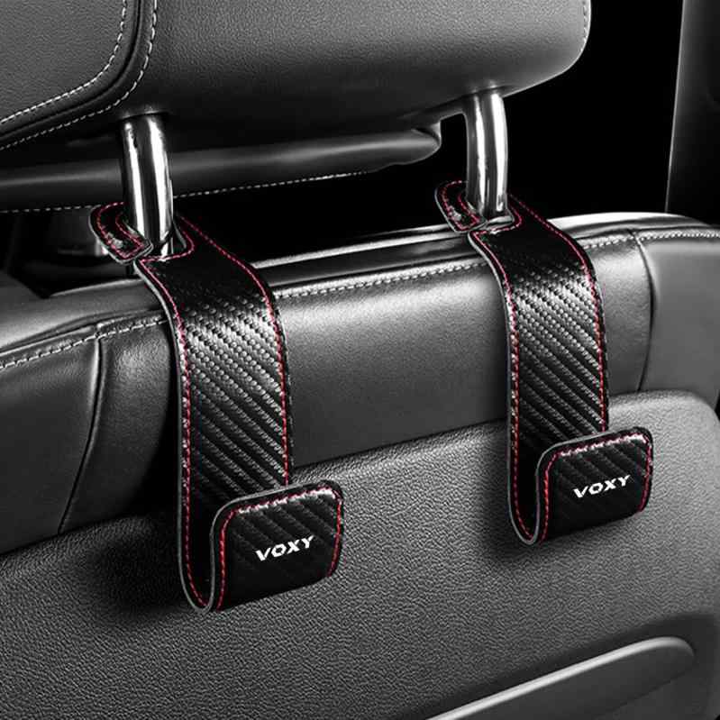 ヘッドレスト フック ロゴ付 PUレザー 車 フック 荷物かけ 車用 耐荷重強く シートフック 隠せる式 車 グッズ 内装 アクセサリー 前後適用 カー用品 車 便利グッズ