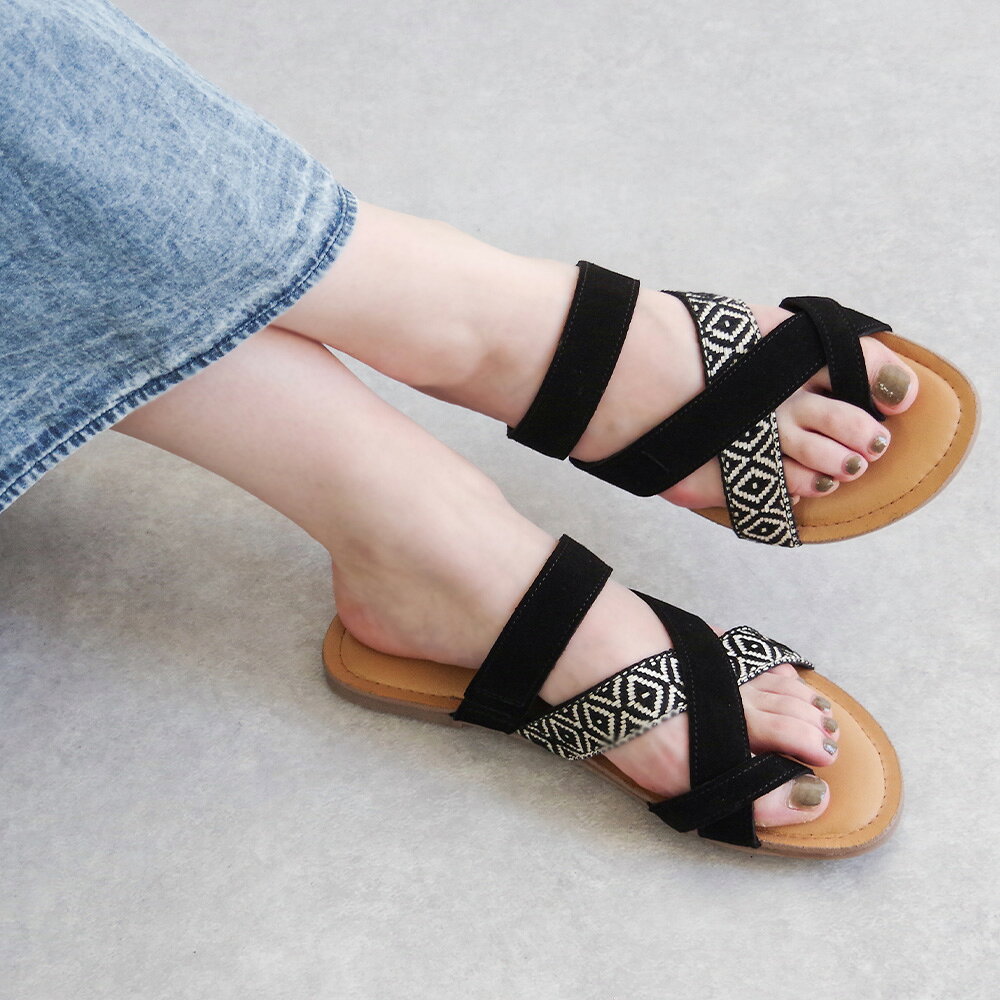 【SALE】 【ミネトンカ 公式】MINNETONKA FARIBEE 【5916149 5916269】トングサンダル スライドサンダル フラット ベルト サンダル レザー 本革 厚底 ブラック ベージュ 淡色 レディース【2024】 3