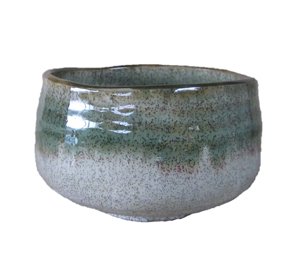 抹茶碗 美濃焼 茶道 普段使い 野点 茶碗 貫入 織部 流し