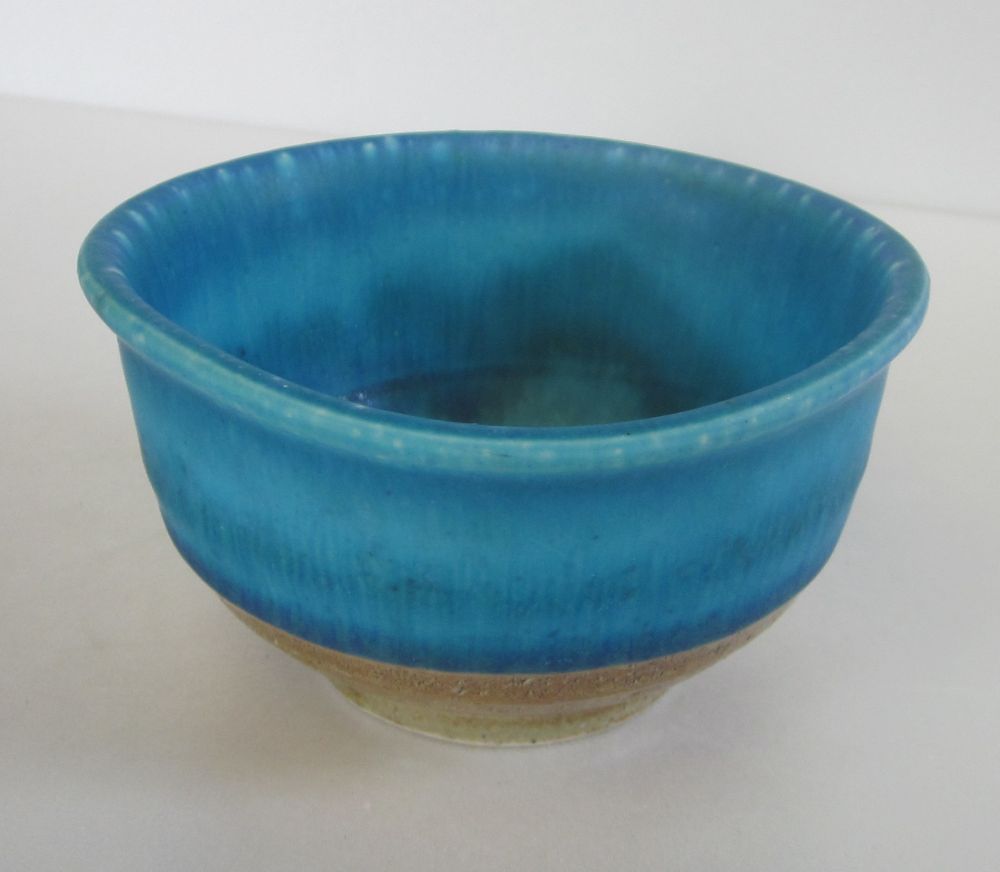 美濃焼 三角小鉢 小付鉢 小付け小鉢トルコブルー結晶マット美濃伊賀 陶器と磁器の陶磁器【アウトレット高級 懐石 割烹 和食器】