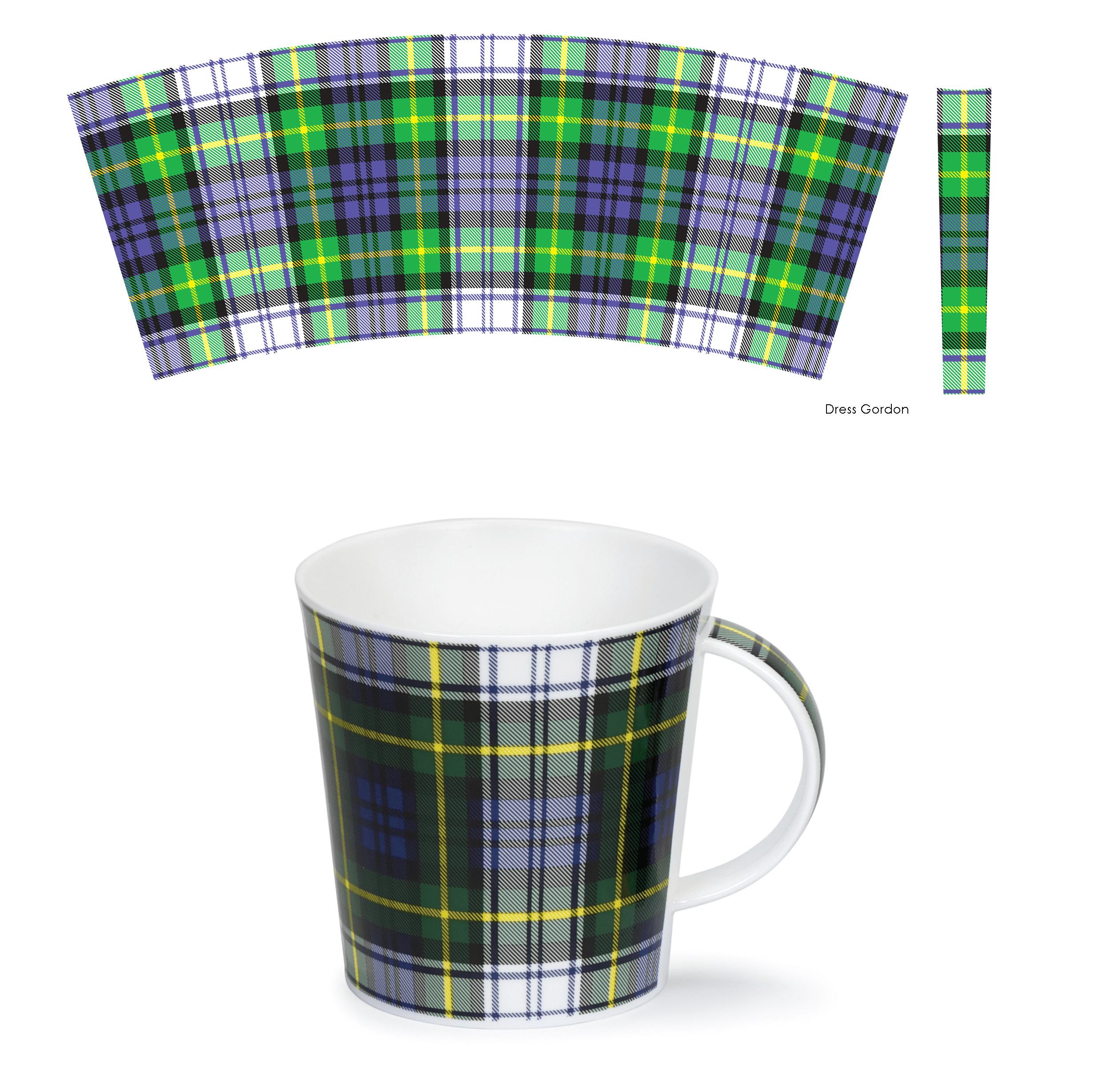 ★マラソン期間1/16までポイント5倍★ダヌーン　マグ　カップ　Cairngorm TARTAN CHECK - DRESS GORDON 480ml　DUNOON