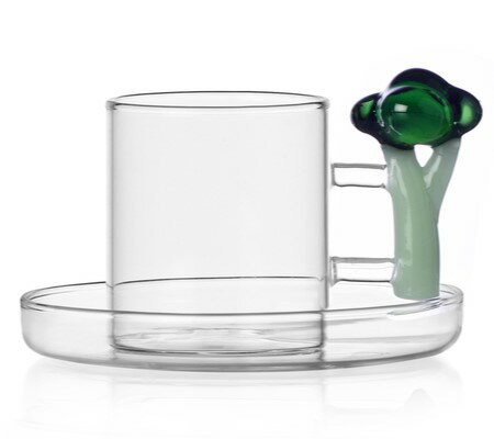 イッケンドルフ　9354151　VEGETABLES　コーヒーカップ　ブロッコリー　300ml　ICHENDORF　MILANO　食..