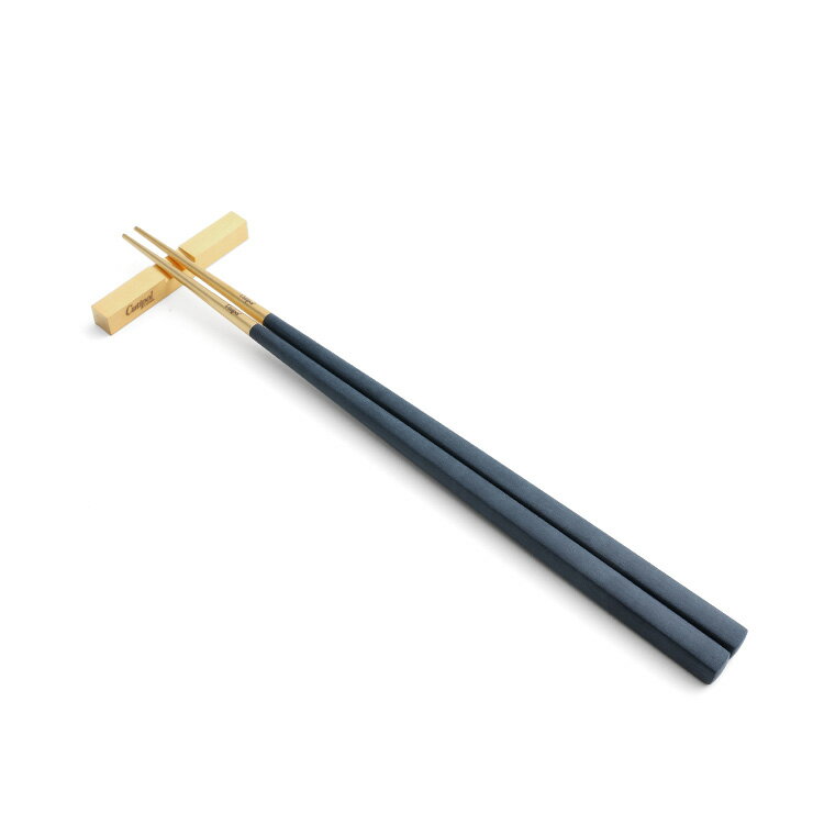 Rakuten - クチポール　cutipol　クーベ　KUBE　ブルー/ゴールド　KU39BLEGB　箸+箸置き　セット