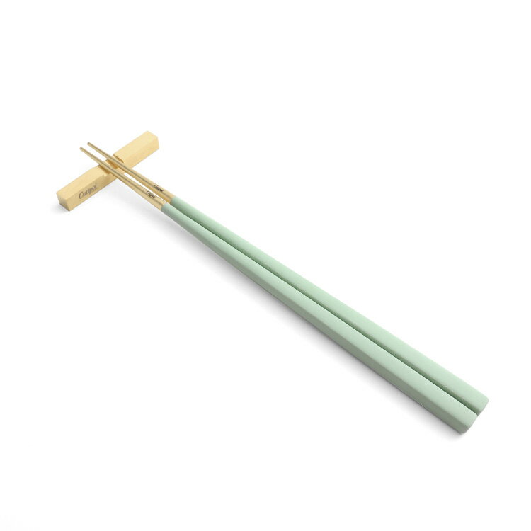 Rakuten - クチポール　cutipol　クーベ　KUBE　セラドン/ゴールド　KU39CEGB　箸+箸置き　セット