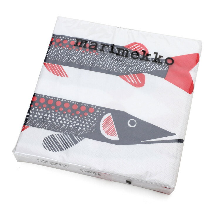 【送料無料】マリメッコ　ペーパーナプキン　554600　ハウキ　33×33cm　20枚入り　MARIMEKKO