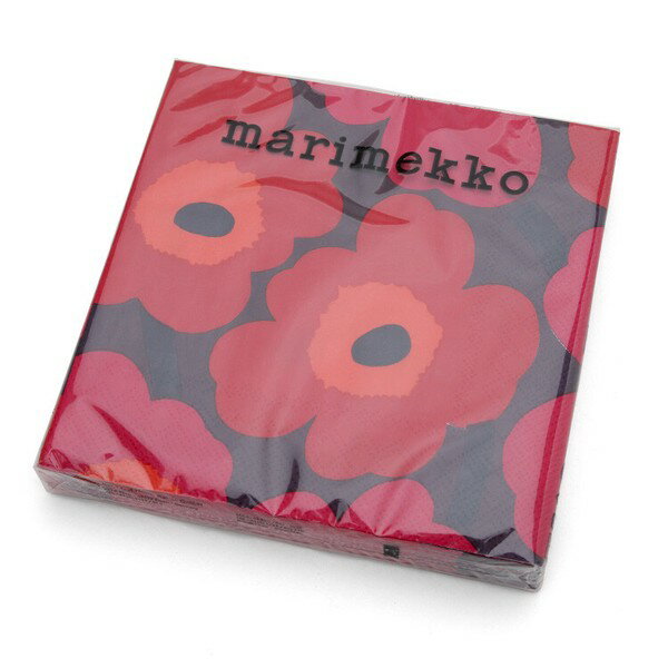 【送料無料】マリメッコ　ペーパーナプキン　552682　ウニッコ　モーブ　33×33cm　20枚入り　MARIMEKKO