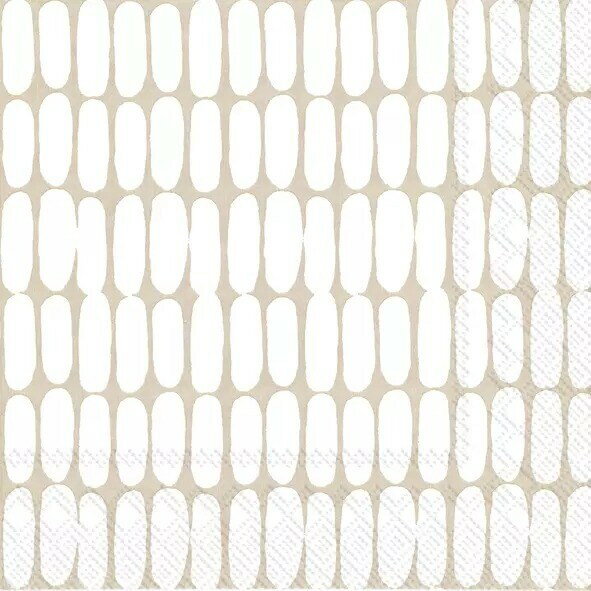 【送料無料】マリメッコ　ペーパーナプキン　898360　アルク　クリーム　33×33cm　20枚入り　MARIMEKKO