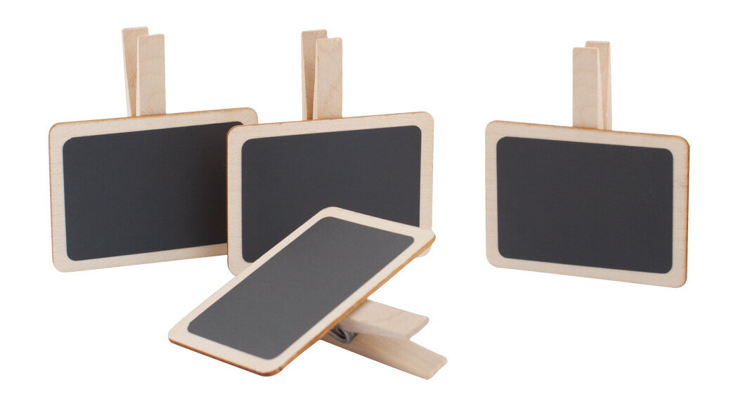 レデッカー　753307　黒板クリップ4個セット　チョーク付　REDECKER