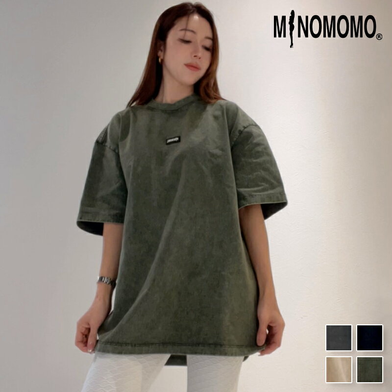 【現品限り】 ユニセ ックス ウオッシュ Tシャツ S M L トップス メンズ 半袖 トレーニングウェア ヨガウェア ヨガ ランニング スポーツ フィットネス ウェア minomomo minorin みのりん T-23008 1