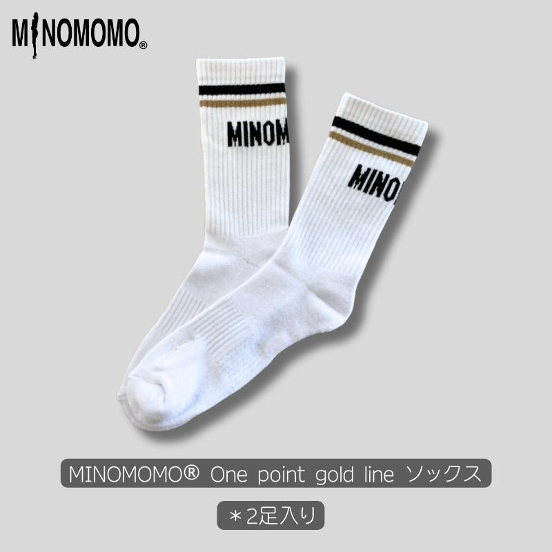 ڥӥ塼ݥMINOMOMO One point gold line å 2­å  롼å ư  ȥ졼˥󥰥 襬 ˥ ݡ եåȥͥ ֥饤 2 ޯ İ minomomo minorin ߤΤ O-23009