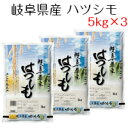 米 お米 白米 岐阜県産 ハツシモ 15kg（5kg×3）令和元年産 送料無料（北海道・沖縄は除く）