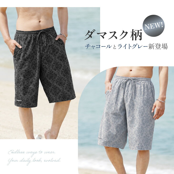 ロング丈 膝下 水着 メンズ 膝丈 おしゃれ サーフパンツ メンズ ロング丈 ロング ...