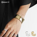 バングル メンズ 太め ブレスレット メンズ シルバー ゴールド アクセサリー 大きいサイズ かっこいい シンプル 腕輪 プレート プレゼント 男女兼用 ユニセックス レディース メンズファッション 韓国 ファッション オールシーズン 春 夏 秋 冬 minority マイノリティ