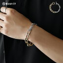 ブレスレット メンズ シルバー チェーン ブレスレット ペア アクセサリー かっこいい シンプル 腕輪 プレゼント ギフト 誕生日プレゼント 男女兼用 ユニセックス レディース 韓国 ファッション 春服 春 夏 春夏 秋 冬 メンズファッション minority