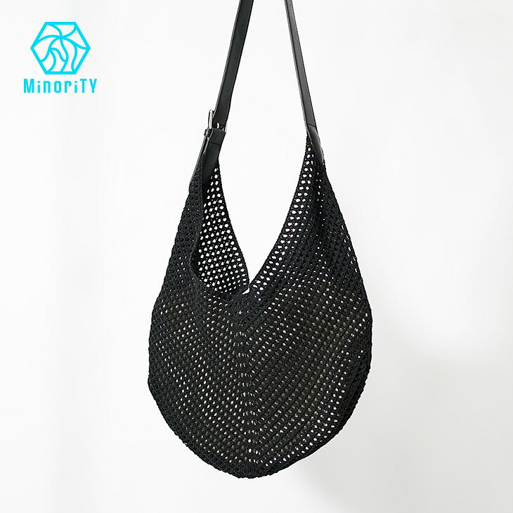 MANY RHIZOMES / CABLE POUCH black - SALT MANY RHIZOMES クロシェ 